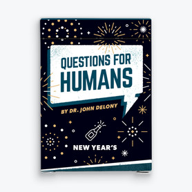 An image of the Questions for Humans: New Years deck