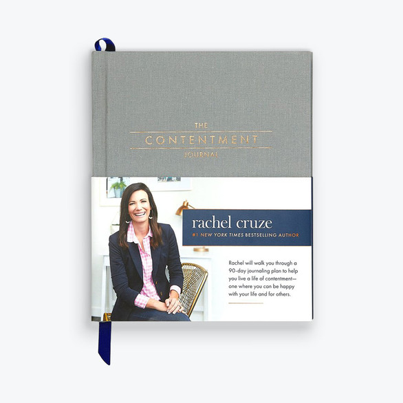 The front cover of The Contentment Journal by Rachel Cruze